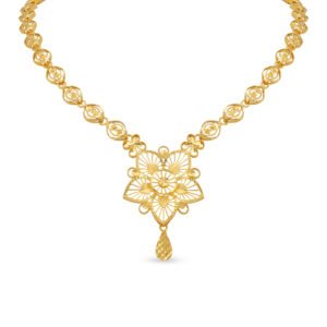 Grandeur Bloomlet Gold Necklace – Ruya Collection