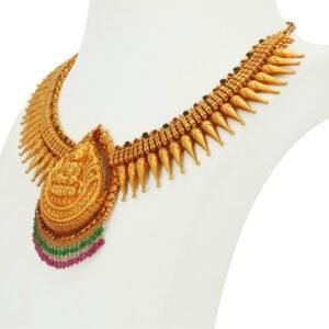 Traditional Lakshmi Gold Necklace