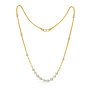 Glinting Fancy beaded Gold Chain
