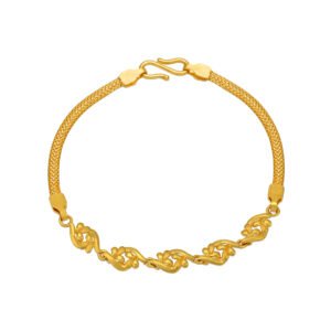 Splendid Twirly Gold Bracelet