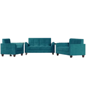 Luxury Furniture Home 3+1+1 Sofa Set With Blue Color